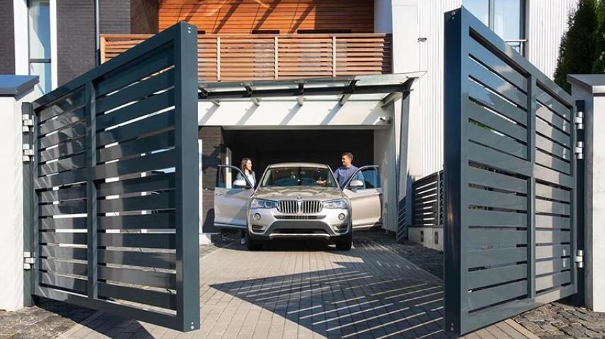 распашные ворота в Лабинске